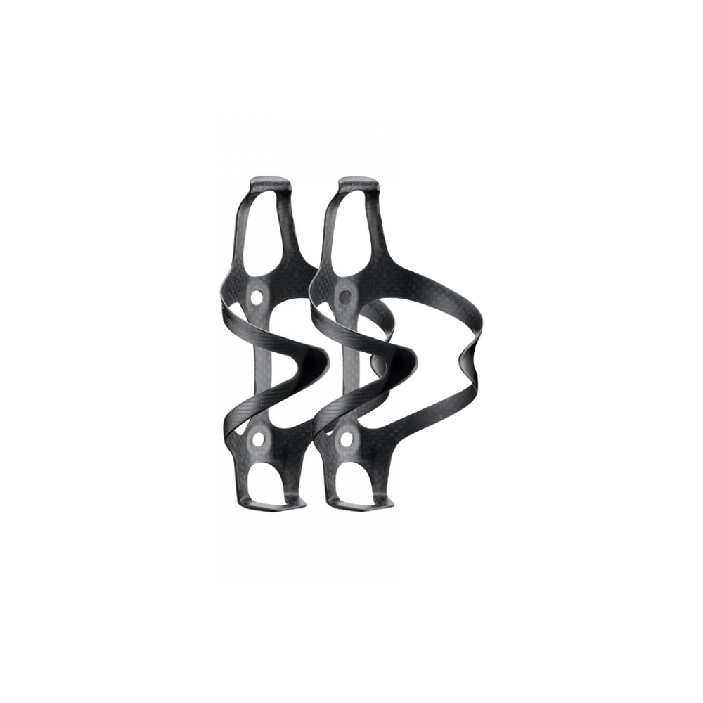 Ciclovation Premium Carbon Bottle Cages - Jet Black (Pair)