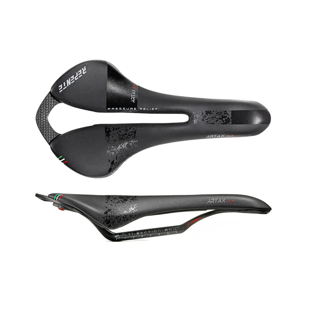 Selle Repente Artax GLM Carbon Saddle Black Mud - 160 Grams