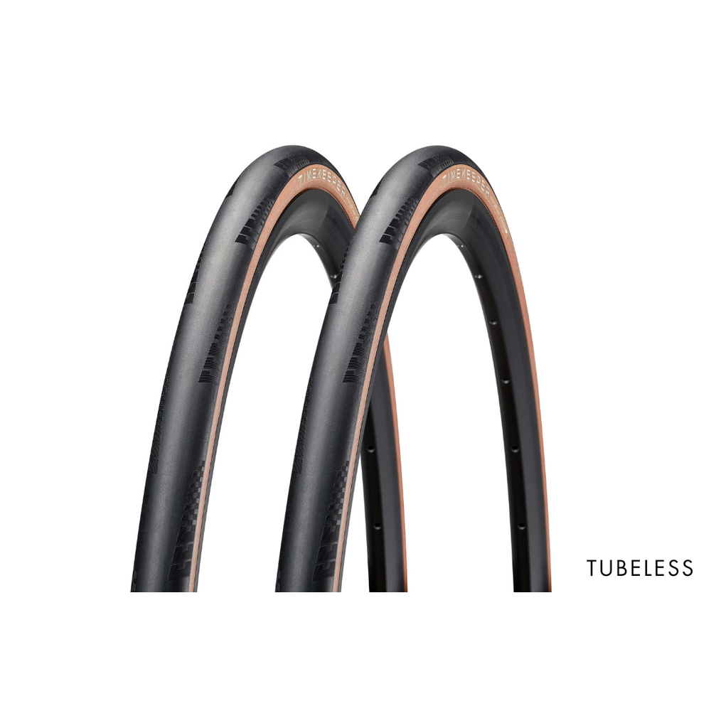 American Classic Timekeeper Tubeless  Tyre 700 x 25 - Tan (Pair)