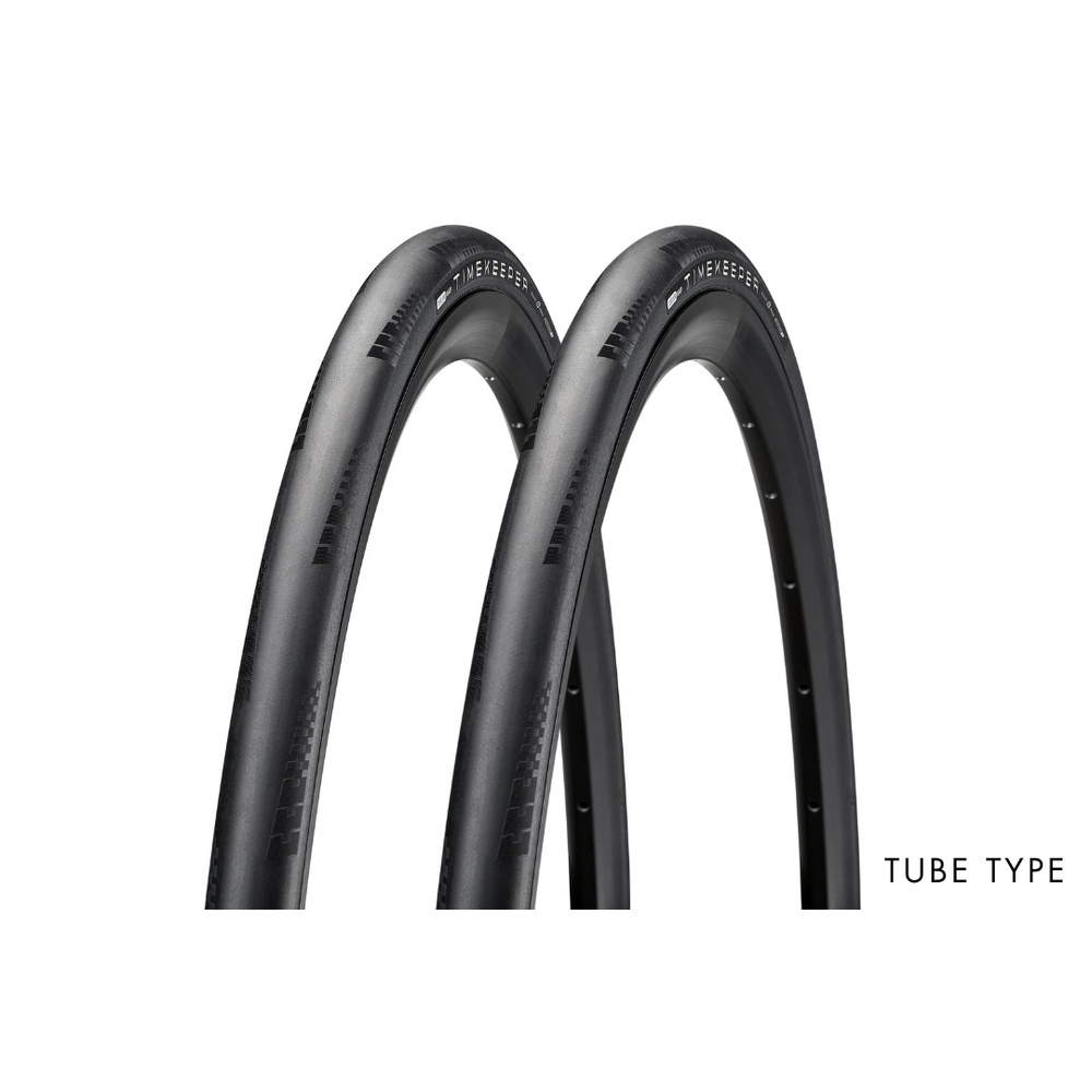 American Classic Timekeeper Tube Type Tyre  700 x 25  - Black (Pair)